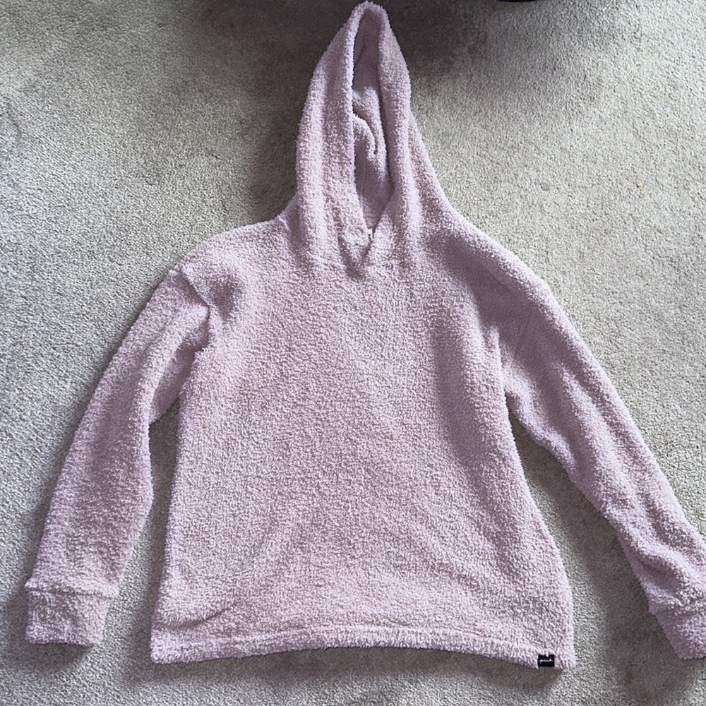 Pink fluffy hoodie